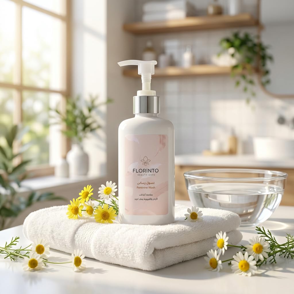 FLORÍNTO Intimate Hygiene Wash – pH Balanced Gentle Daily Cleanser with Honey, Sage, Chamomile & Dead Sea Minerals – Soothing, Refreshing & Non-Irritating Feminine Wash – 200 ml