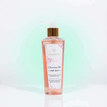 FLORÍNTO Cleansing Gel – Daily Facial Cleanser with Fruit Extracts, Vitamin B5, Honey & Dead Sea Minerals – Gently Removes Makeup & Impurities – Hydrating, Soothing & Purifying – 180 ml