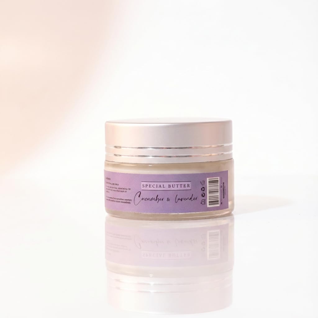 FLORÍNTO Special Butter – Brightening & Softening Cream for Underarm & Bikini Line – With Shea Butter, Vitamin E & Natural Oils – Gentle Hydration for Sensitive Skin – 40g (Lavender & Cucumber)