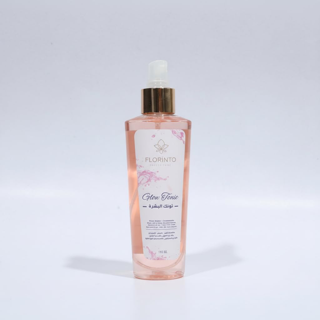 FLORÍNTO Facial Toner – Refreshing & Hydrating Toner with Dead Sea Minerals, Rose Water, Aloe Vera & Herbal Extracts – Balances Skin pH, Refines Pores & Soothes Sensitive Skin – 185 ml