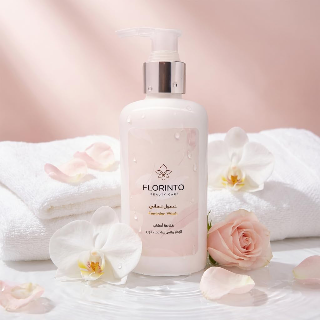 FLORÍNTO Intimate Hygiene Wash – pH Balanced Gentle Daily Cleanser with Honey, Sage, Chamomile & Dead Sea Minerals – Soothing, Refreshing & Non-Irritating Feminine Wash – 200 ml