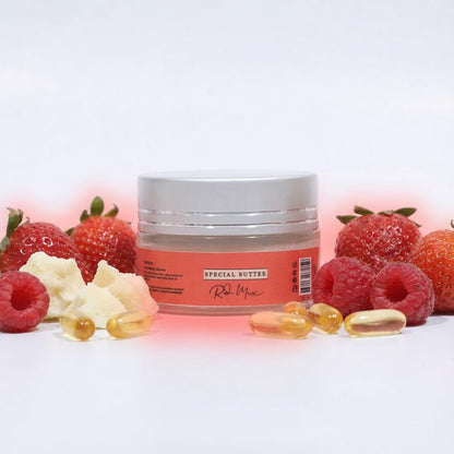 FLORÍNTO Special Butter – Brightening & Softening Cream for Underarm & Bikini Line – With Shea Butter, Vitamin E & Natural Oils – Gentle Hydration for Sensitive Skin – 40g (Red Mix)