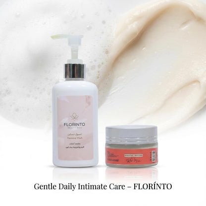 FLORÍNTO Intimate Hygiene Wash – pH Balanced Gentle Daily Cleanser with Honey, Sage, Chamomile & Dead Sea Minerals – Soothing, Refreshing & Non-Irritating Feminine Wash – 200 ml