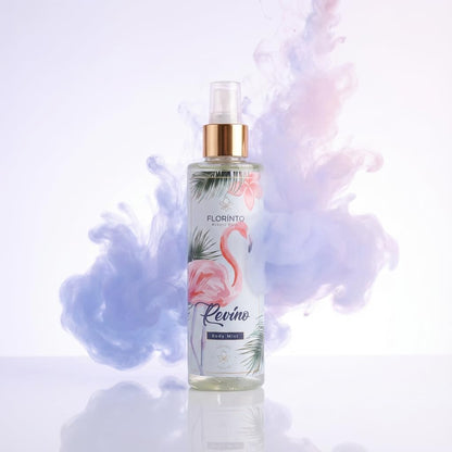 FLORÍNTO Body Mist – 24-Hour Freshness with Aloe Vera Gel – Hydrating, Aluminum-Free & Paraben-Free Spray for Sensitive Skin – Soothing, Non-Sticky & Gentle Formula – 200 ml (Riveno)