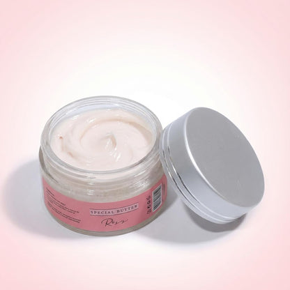 FLORÍNTO Special Butter – Brightening & Softening Cream for Underarm & Bikini Line – With Shea Butter, Vitamin E & Natural Oils – Gentle Hydration for Sensitive Skin – 40g (Rose)