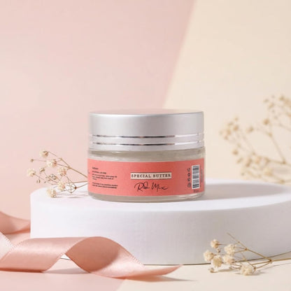 FLORÍNTO Special Butter – Brightening & Softening Cream for Underarm & Bikini Line – With Shea Butter, Vitamin E & Natural Oils – Gentle Hydration for Sensitive Skin – 40g (Red Mix)