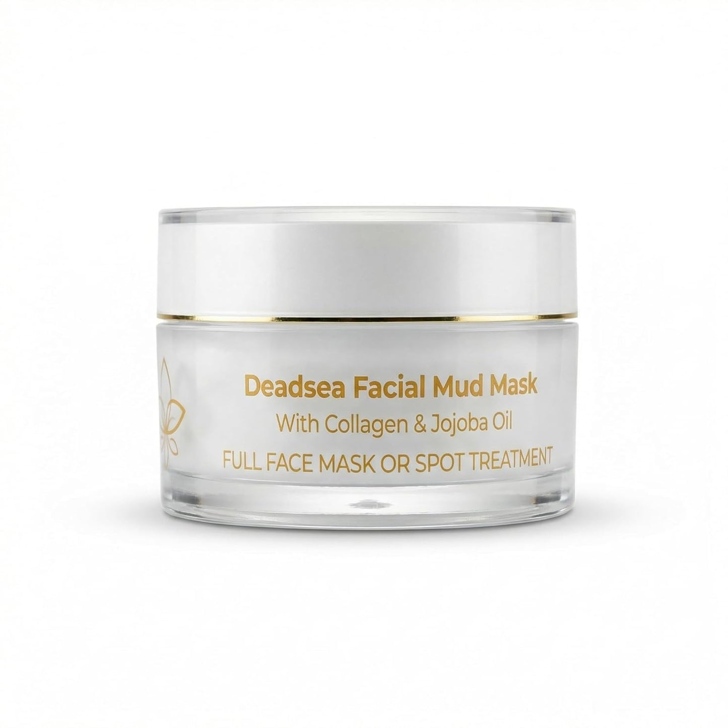 FLORÍNTO Dead Sea Mud Mask – Deep Pore Cleansing Face Mask with Almond Oil, Aloe Vera & Vitamin E – Detoxifying, Purifying & Mineral-Rich Skin Treatment – 70g