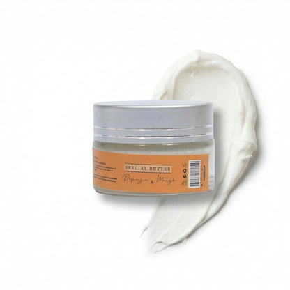 FLORÍNTO Special Butter – Brightening & Softening Cream for Underarm & Bikini Line – With Shea Butter, Vitamin E & Natural Oils – Gentle Hydration for Sensitive Skin – 40g (Papaya & Mango)