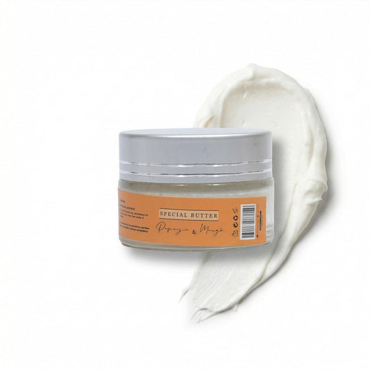 FLORÍNTO Special Butter – Brightening & Softening Cream for Underarm & Bikini Line – With Shea Butter, Vitamin E & Natural Oils – Gentle Hydration for Sensitive Skin – 40g (Papaya & Mango)