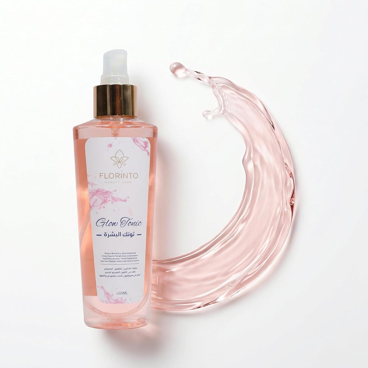 FLORÍNTO Facial Toner – Refreshing & Hydrating Toner with Dead Sea Minerals, Rose Water, Aloe Vera & Herbal Extracts – Balances Skin pH, Refines Pores & Soothes Sensitive Skin – 185 ml